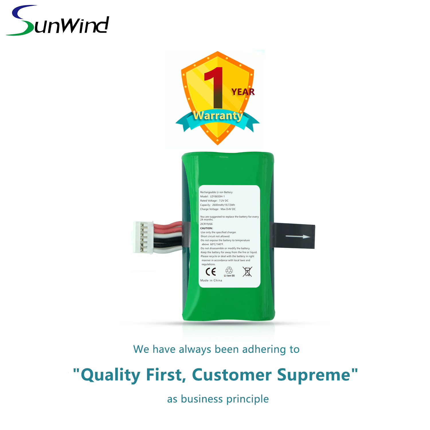 7.2V 2600mAh 3400mAh Lithium 18650 Battery for Ingenico APOS A8 Payment Terminal Battery